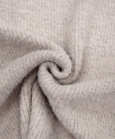 Tiaclasse L 【洗える】表情豊かなメランジニットVネックトップス