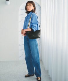 TOPKAPI 【TREASURE TOPKAPI】ソフトシュリンク テープ コンビ レザー ミニショルダーバッグ