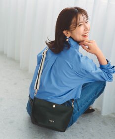 TOPKAPI 【TREASURE TOPKAPI】ソフトシュリンク テープ コンビ レザー ミニショルダーバッグ