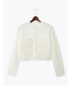 Te chichi ショートシャギーポケットカーディガン