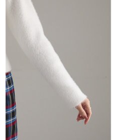 Te chichi ショートシャギーポケットカーディガン