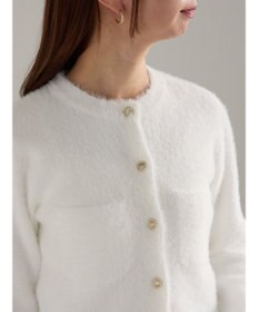 Te chichi ショートシャギーポケットカーディガン