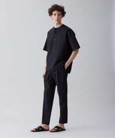 UNFILO MENS ライトリネン ヘンリーネックシャツ [23年春夏商品]