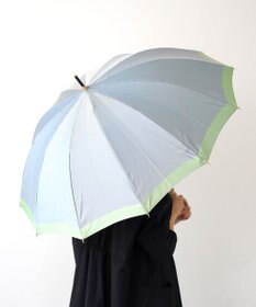 槇田商店 SCENE グログランシャンブレー ブルー 長傘