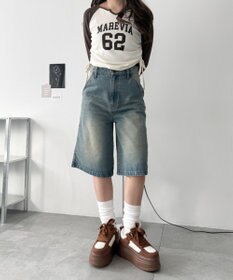 WEGO 厚底ワイドシューレーススニーカー