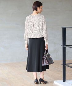 自由区 【洗える】TOROクルーネック ブラウス