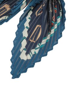 YECCA VECCA ビットプリントプリーツスカーフ