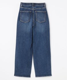 ANY L 【ウエストゴム】ストレートワイドデニム