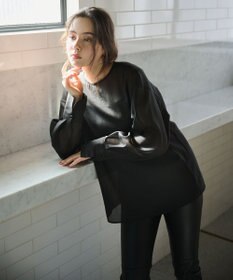 #Newans シアープルオーバーシャツ