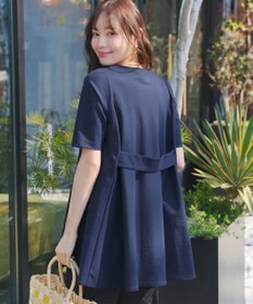 Tiaclasse 【おのののかさん着用 】「冷凛（ひやりん）」カノコバックフレアカットソー