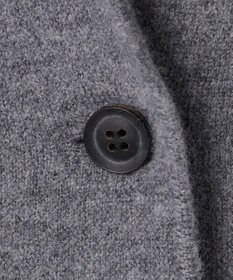 BEIGE， CHICORA / レザーポケット付きウールニットジャケット