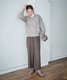 ANY 【ウエストゴム/リントラク加工/裏起毛/ストレッチ】シークレットウォーム　ワイドパンツ