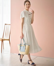 組曲 フリンジチャンキーヒールサンダル