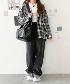 WEGO ラバーコンビ厚底スニーカー