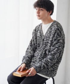 WEGO ツイストブークレカーディガン