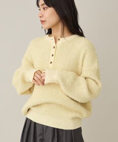 CRAFT STANDARD BOUTIQUE ネップヘンリーネックニットプルオーバー