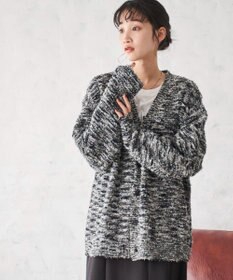 WEGO ツイストブークレカーディガン