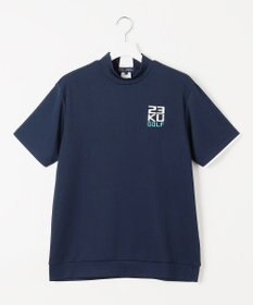 23区GOLF 【MEN】【吸水速乾・UVケア】ベア天竺 モックネックシャツ 適度な厚さで1枚で決まる