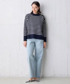 UNFILO 肩釦ハイネックニット