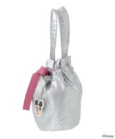earth music&ecology 【予約】Disney/ミッキーチャーム付きリボン巾着