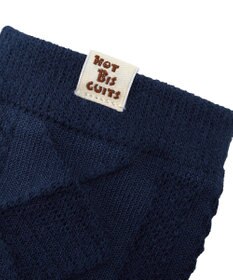 MIKI HOUSE HOT BISCUITS アーガイル柄レッグウォーマー