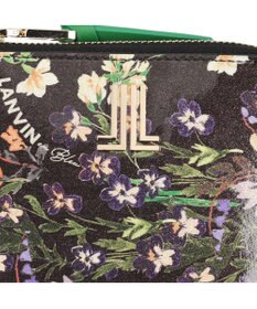 LANVIN en Bleu シャンペトル 2つ折りＬファスナー財布