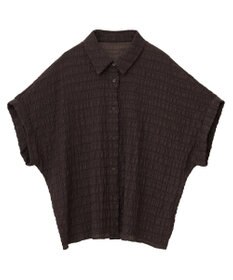 Green Parks シアーシャーリングフレンチスリーブシャツ