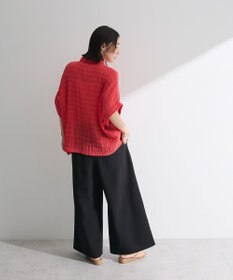 Green Parks シアーシャーリングフレンチスリーブシャツ