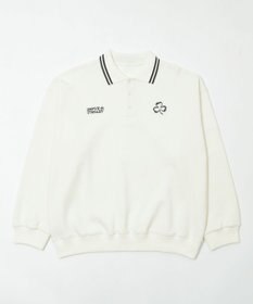 WEGO 【ユニセックス着用ITEM/MLサイズ展開】モチーフロゴポロスウェット