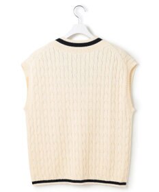 J.PRESS YORK STREET 【UNISEX】テープヤーンチルデン ニットベスト