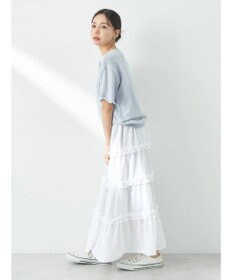 earth music&ecology デザインネックウラケプルオーバー