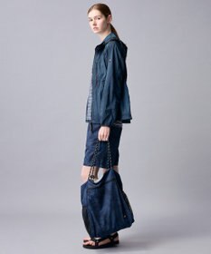 JOSEPH ABBOUD MOUNTAIN 【軽量/ECO撥水/ポケッタブル】ヴィンテージナイロンシャンブレーパーカー