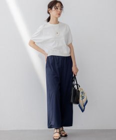 組曲 L 【WEB限定】クールプレーティング天竺スエットライク カットソー