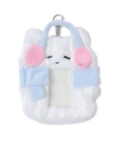 WEGO ふわふわぬいカードホルダーキーホルダーB