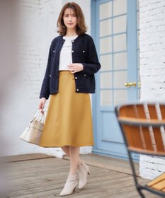 ANY SIS 【洗える】フラップポイントフレア スカート