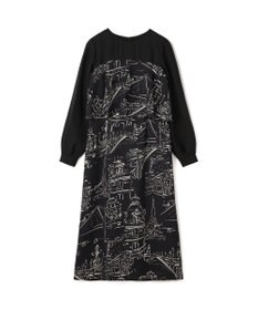 GRACE CONTINENTAL プリントコンビドレス