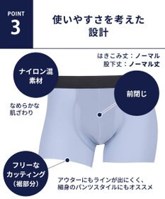 WACOAL MEN WACOAL MEN ボクサーパンツ 【気持ちいいパンツ】 動いてもズレにくい フロントの安定性・快適性 前閉じ 下着 メンズ WT3428 /ワコールメン