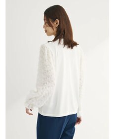 Green Parks 袖ジャガードドッキングプルオーバー