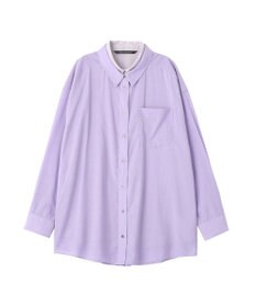 YECCA VECCA シアーレイヤードシャツ