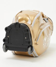 23区GOLF 【UNISEX】エレガントエナメルキャディバッグ　キャスター付きで移動もラクチン