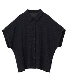 Green Parks シアーシャーリングフレンチスリーブシャツ