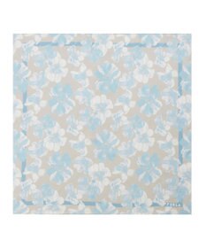 MOONBAT 【シルク100%】FURLA (フルラ) 花柄 シルクプリントスカーフ 65cm×65cm  UV対策 手洗い可能