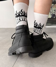 WEGO ロゴデザインソックス（R）