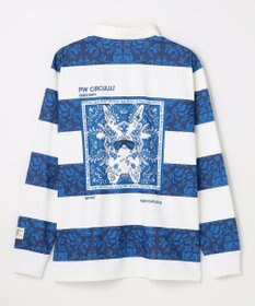 PW CIRCULUS 【吸水速乾 / UVカット / ストレッチ】【MEN】ラガーシャツ ゴルフ