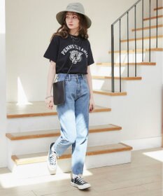 WEGO 【ANGIE VINTAGE】カレッジロゴプリントTee