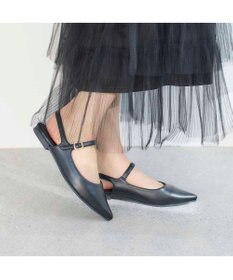 MODE ET JACOMO <noyau>ポインテッドトゥバックベルトパンプス