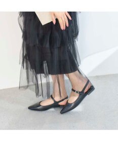 MODE ET JACOMO <noyau>ポインテッドトゥバックベルトパンプス