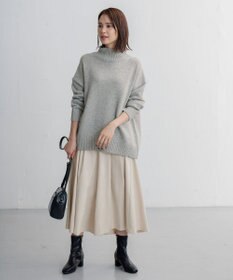 ANY ラムウールバックテイルニット