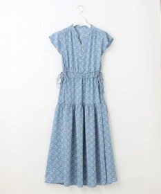 Feroux フラワープリントドロスト ワンピース