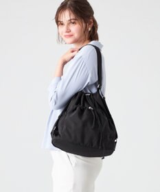 LA BAGAGERIE 【MONICA】クリンクルナイロン　ドロスト2WAYバッグ